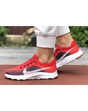 Жіночі кросівки Nike Air Zoom червоні с темно-синим