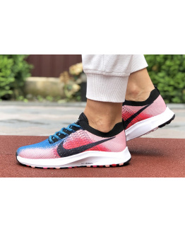 Жіночі кросівки Nike Air Zoom рожеві з синім