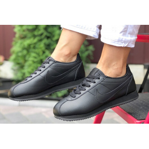 Женские кроссовки Nike Classic Cortez Leather черные