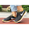 Женские кроссовки Nike Free Run 3.0 черные с оранжевым