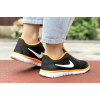 Купить Женские кроссовки Nike Free Run 3.0 черные с оранжевым