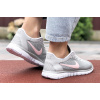 Купить Женские кроссовки Nike Free Run 3.0 светло-серые с розовым