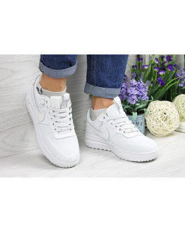 Женские кроссовки Nike Lunar Force LF-1 low белые (white)
