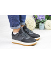 Купить Жіночі кросівки Nike Lunar Force LF-1 low сірі з чорним (grey/black)