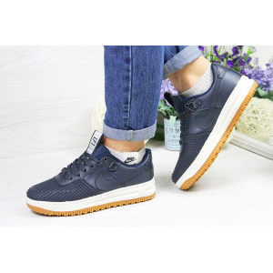 Жіночі кросівки Nike Lunar Force LF-1 low темно-сині (dark-blue)