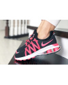 Женские кроссовки Nike Shox Gravity черные с розовым