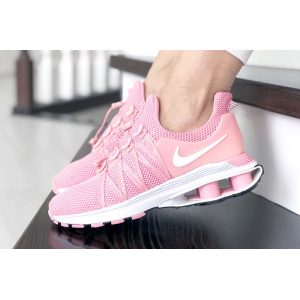 Женские кроссовки Nike Shox Gravity розовые