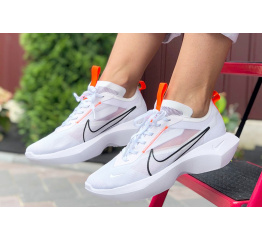 Женские кроссовки Nike Vista Lite белые с оранжевым