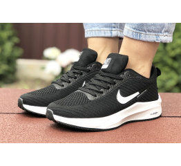 Женские кроссовки Nike Zoom Lunar 3 черные с белым