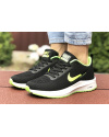Жіночі кросівки Nike Zoom Lunar 3 чорні с неоново-зеленым