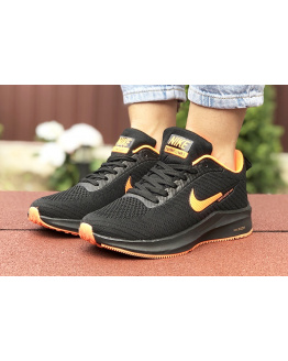 Жіночі кросівки Nike Zoom Lunar 3 чорні з помаранчевим