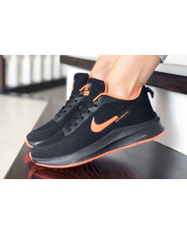 Жіночі кросівки Nike Zoom Lunar 3 чорні з помаранчевим