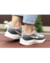 Купить Жіночі кросівки Nike Zoom Lunar 3 сірі с коралловым