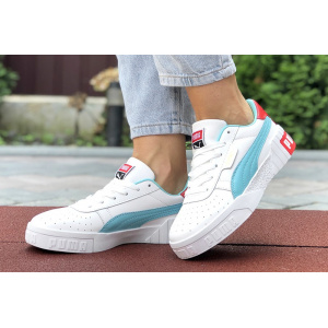 Купить Женские кроссовки Puma Cali Remix Wn's белые с бирюзовым в Украине