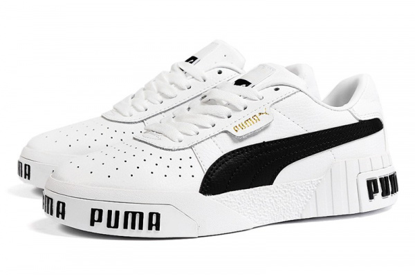 Женские кроссовки Puma Cali Remix Wn's белые с черным