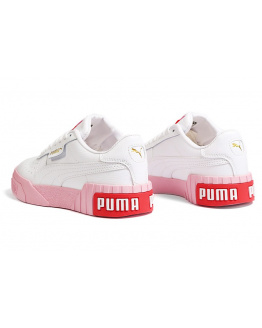 Женские кроссовки Puma Cali Remix Wn's белые с розовым