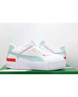 Женские кроссовки Puma Cali Sport Wn's белые с мятным