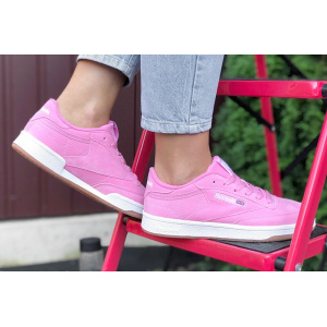 Купить Жіночі кросівки Reebok C85 рожеві в Украине