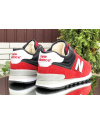 Купить Женские высокие кроссовки на меху New Balance 574 Mid Fur красные