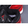 Купить Женские высокие кроссовки на меху Nike Air Jordan 1 Retro High красные с черным
