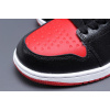 Купить Женские высокие кроссовки на меху Nike Air Jordan 1 Retro High красные с черным