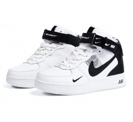 Женские высокие кроссовки на меху Nike Air Force 1 '07 Mid Lv8 Utility белые