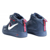 Купить Женские высокие кроссовки на меху Nike Air Force 1 '07 Mid Lv8 Utility темно-синие