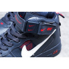 Купить Женские высокие кроссовки на меху Nike Air Force 1 '07 Mid Lv8 Utility темно-синие