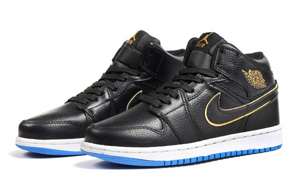 Женские высокие кроссовки Nike Air Jordan 1 Retro High OG черные