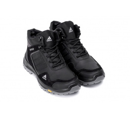 Купить Мужские ботинки на меху Adidas Terrex черные в Украине