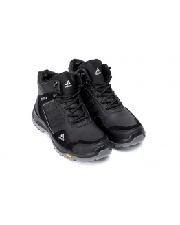 Мужские ботинки на меху Adidas Terrex черные