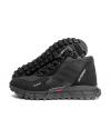 Мужские ботинки на меху Adidas Terrex черные