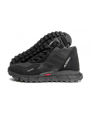 Мужские ботинки на меху Adidas Terrex черные