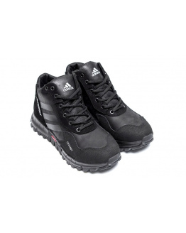 Мужские ботинки на меху Adidas Terrex черные
