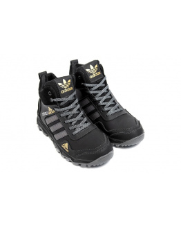 Мужские ботинки на меху Adidas Terrex черные