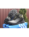 Купить Мужские ботинки на меху Adidas Terrex ClimaProof High черные с зеленым