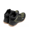Купить Мужские ботинки на меху Adidas Terrex темно-зеленые с черным