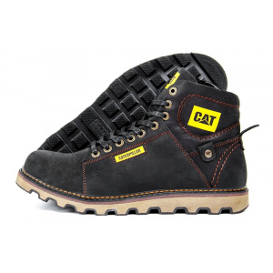 Купить Мужские ботинки на меху CAT черные