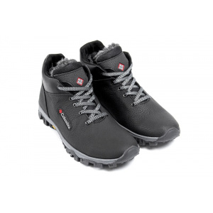 Купить Мужские ботинки на меху Columbia черные в Украине