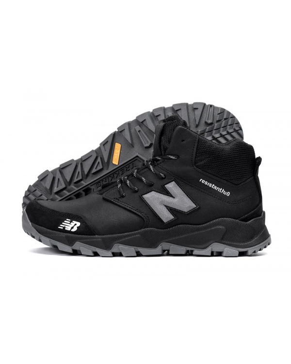Мужские ботинки на меху New Balance черные