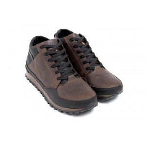 Купить Мужские ботинки на меху New Balance коричневые в Украине