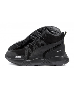 Мужские ботинки на меху Puma черные