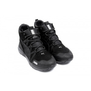 Купить Мужские ботинки на меху Puma черные в Украине