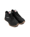 Купить Мужские ботинки на меху Reebok черные с коричневым