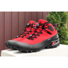 Мужские ботинки на меху Salomon Cross Hike Mid GTX красные с черным