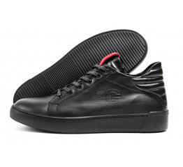 Мужские ботинки на меху ZG Black Exclusive черные