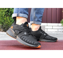 Мужские кроссовки Adidas Alphabounce Instinct CC черные с оранжевым