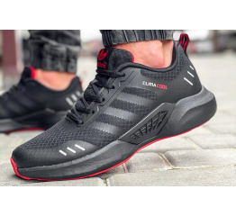 Купить Мужские кроссовки Adidas Climacool черные с красным в Украине