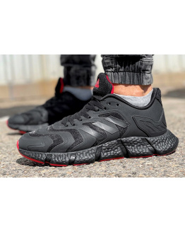 Мужские кроссовки Adidas Climacool Vento черные с красным