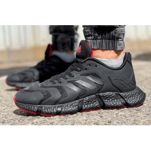 Купить Мужские кроссовки Adidas Climacool Vento черные с красным в Украине